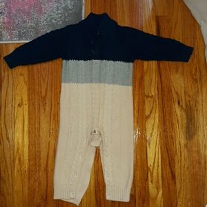 Baby Gap cable knit romper jumper one piece